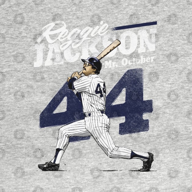 Reggie Jackson New York Y Retro by ganisfarhan